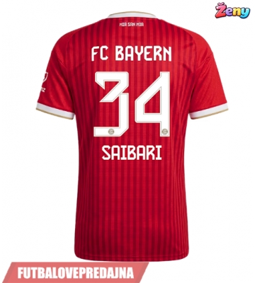 Lacne Ženy Futbalové dres Bayern Munich Ismael Saibari #34 2026-27 Krátky Rukáv - Domáci